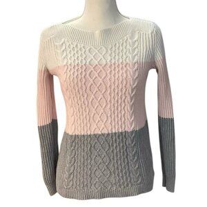 Tommy Hilfiger Women's Cable Knit Sweater Womens Size XS